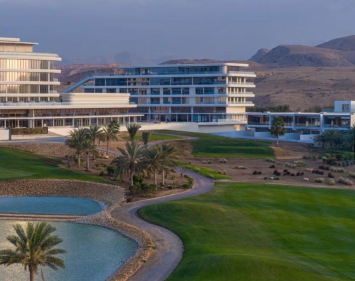 Tivoli LA VIE Muscat Hotel and Residences overlooking the golf course